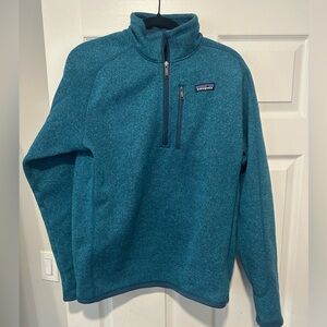 Brand new women’s blue Patagonia quarterzip